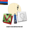 Raquete Kit Elite - Zeta Spin + Gear Hype + Vega Asia Hybrid
