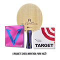 Raquete Kit Evolution - Kirin K3 + Vega Korea + Target