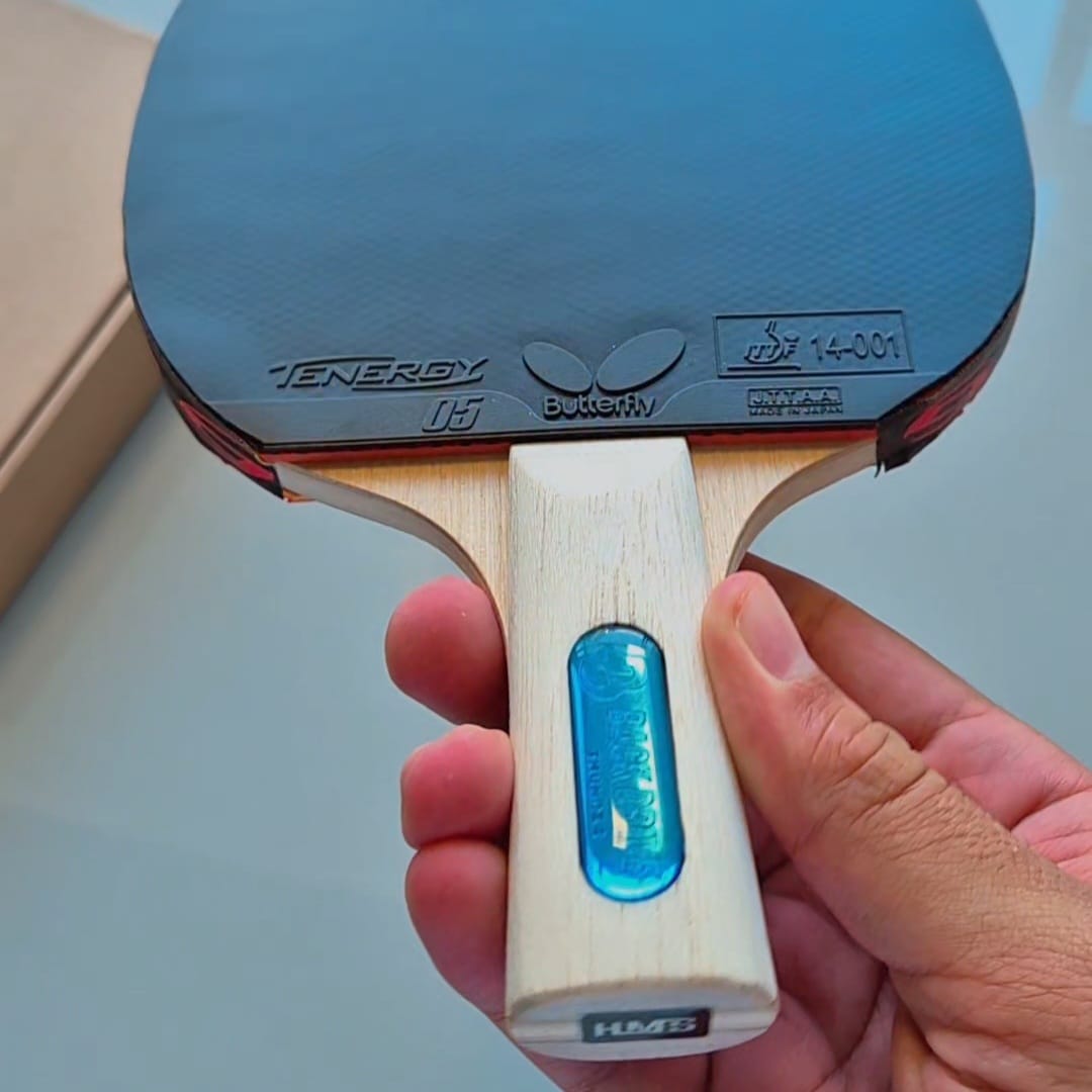 Raquete Kit Evolution - Thunder + Tenergy 05 + Feint Long II OX